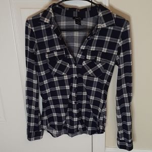 Rue21, plaid long sleeve, XS